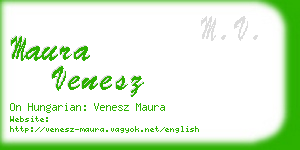 maura venesz business card